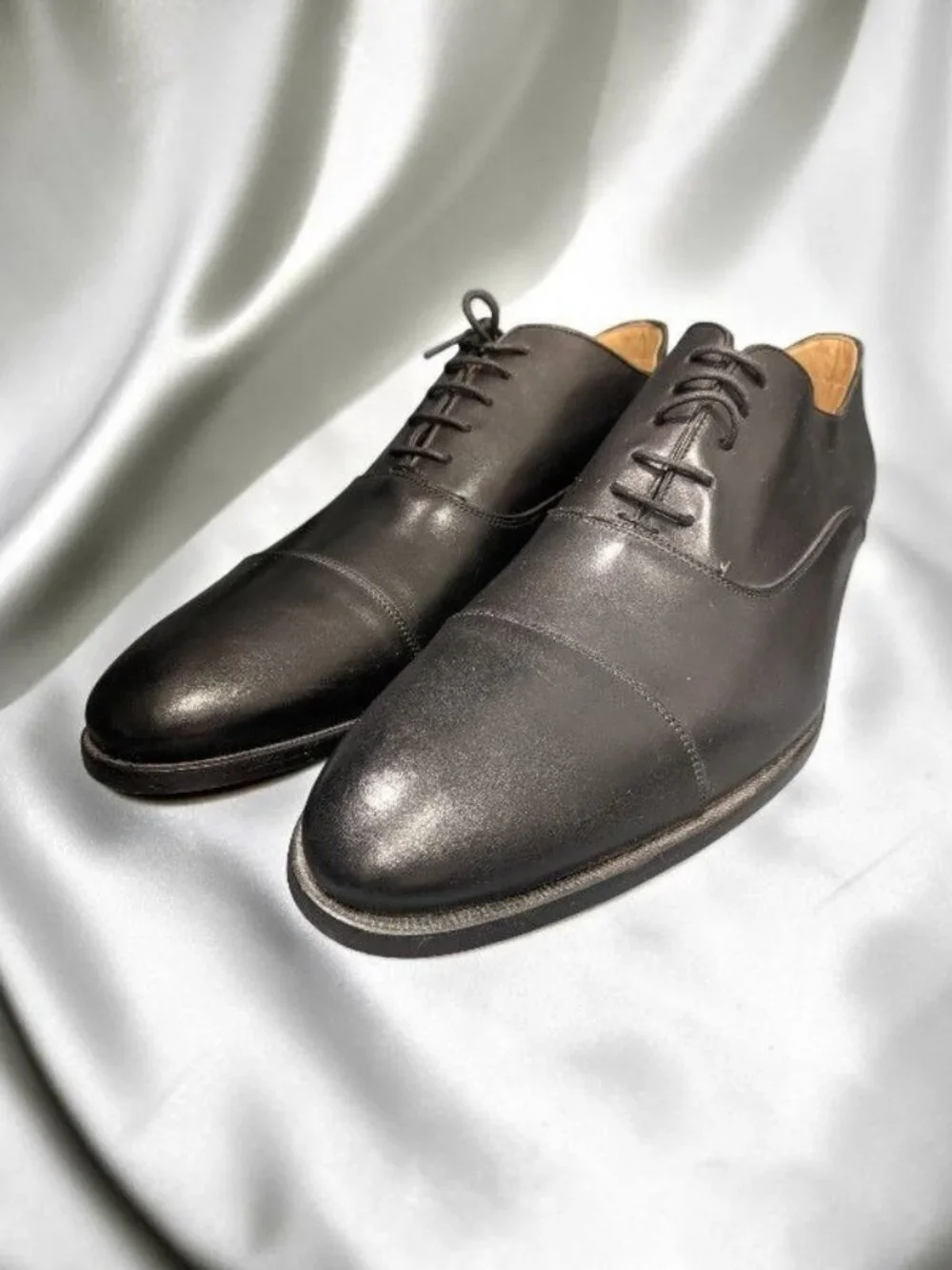 To Boot NY Adam Derrick Black Leather Derby Shoes Size 12D- Display Model !